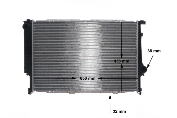 Kühler, Motorkühlung - CR287000S MAHLE - 1702453, 1723637, 1723826